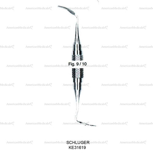 schluger double ended periodontal file - fig. 9/10