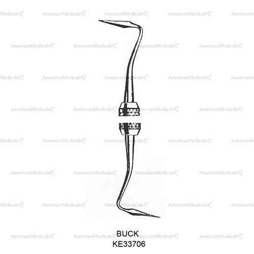 buck double ended gingivectomy knife with pointed tip