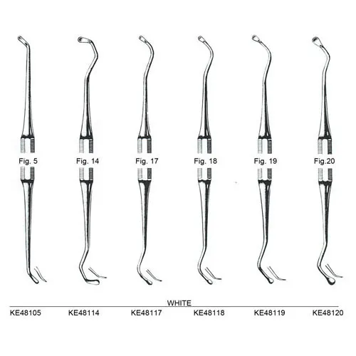 white double ended excavator
