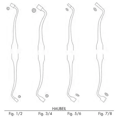 haubeil double ended amalgam plugger
