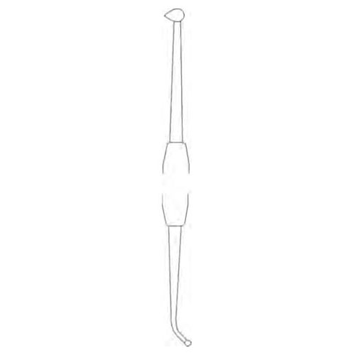 ball double ended burnisher - fig. 27/29s, round handle ø 6 mm