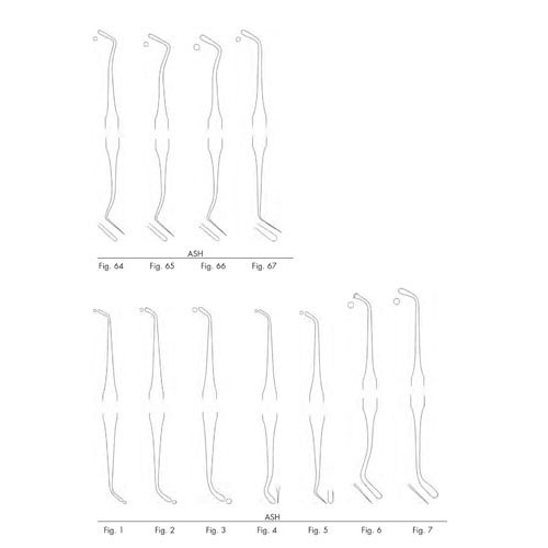 ash double ended plastic filling instrument