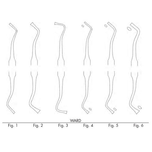 ward double ended plastic filling instrument - smooth