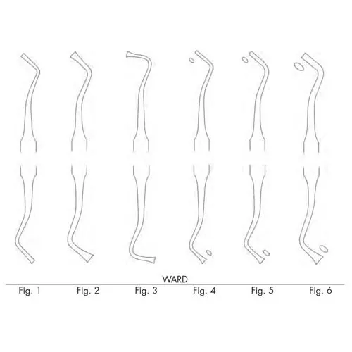 ward double ended plastic filling instrument - smooth