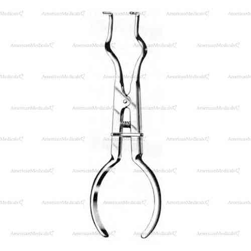 brewer rubber dam clamp forceps