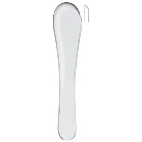 schwarz plexiglass spatula - 16.5 cm (6 1/2")