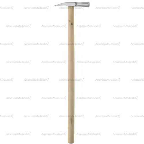 riveting hammer with broad edge - 21 cm (8 1/4")