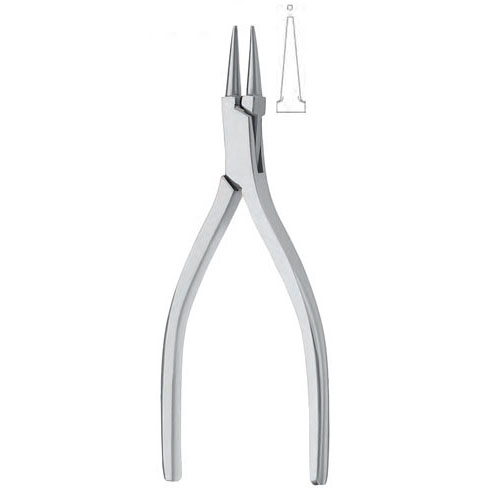 dumont nose pliers - round, 11.5 cm (4 1/2")