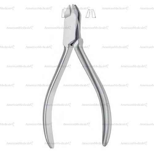 aderer wire bending pliers for hard wire - 13 cm (5 1/8")