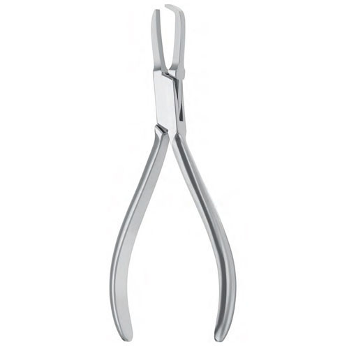 oliver band removing pliers - curved, 15 cm (6")