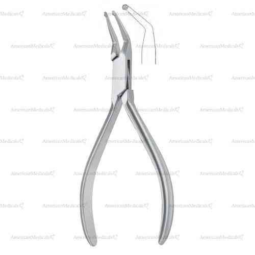 how crown pliers - curved, 14 cm (5 1/2")