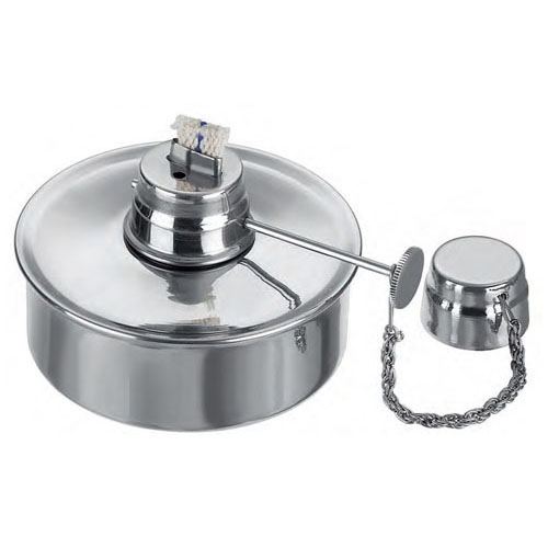 stainless steel spirit lamp with chain - 75 ml