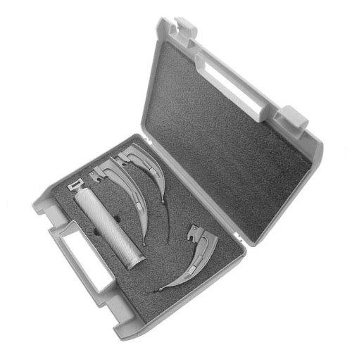 delta lite conventional laryngoscope sets - satin finish