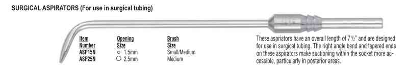 g. hartzell & son surgical aspirators for surgical tubing (curved)