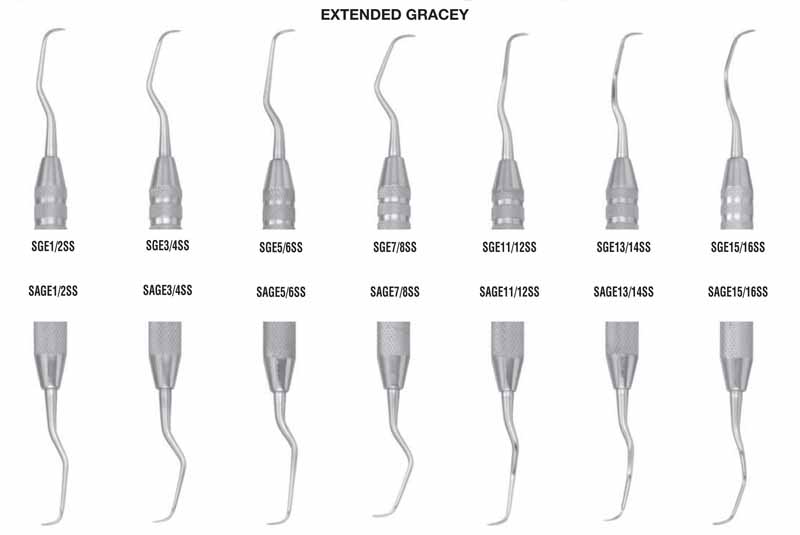 g. hartzell & son de extended gracey curette