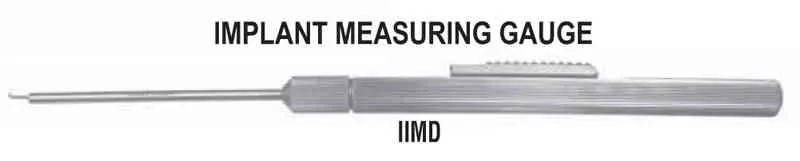 g. hartzell & son implant measuring gauge