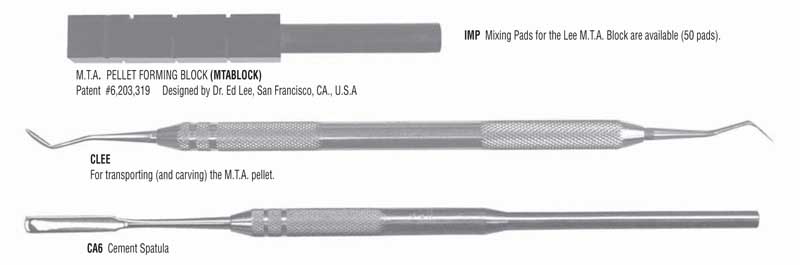 g. hartzell & son mineral trioxide aggregate block instruments