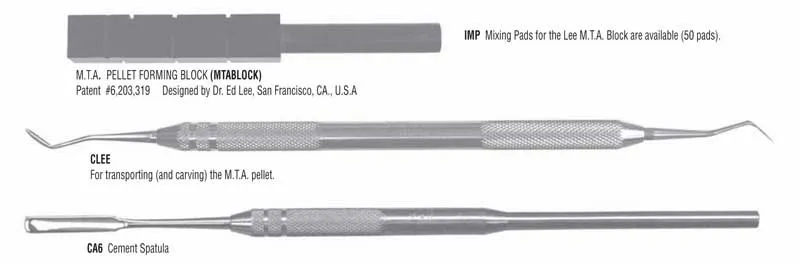 g. hartzell & son mineral trioxide aggregate block instruments