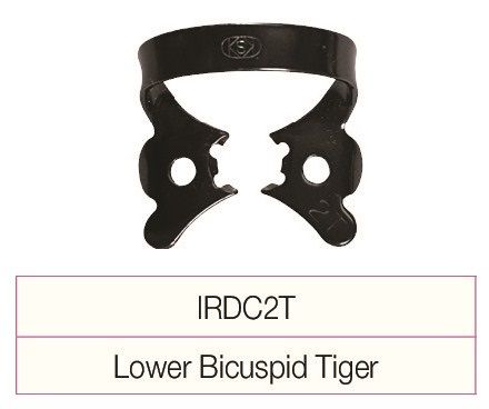 g. hartzell & son special rubber dam clamp irdc2t lower bicuspid tiger