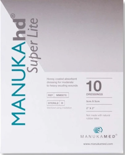 manuka honey fiber dressing