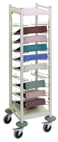 omnimed horizontal open chart racks