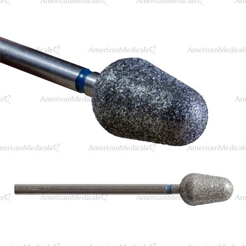 diamond bud shaped podiatry bur from american medicals