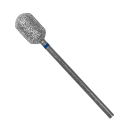 diamond large barrel shaped podiatry bur from american medicals