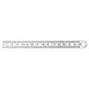 perforated graduated diagnostic ruler - millimeter only