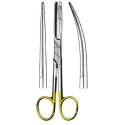 deaver operating scissors with tungsten carbide cutting edges - blunt/blunt