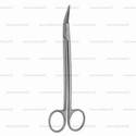 dean tonsil & vascular scissors - angled upwards, 17 cm (6 3/4")