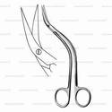 de bakey vascular scissors - very curved, 15.5 cm (6 1/8")