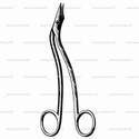 heath ligature scissors - 15 cm (6")