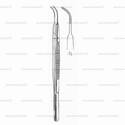 gerald forceps - serrated, curved
