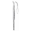 gerald forceps - serrated, curved