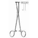 willet-martel scalp flap forceps - 19 cm (7 1/2")