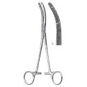 heaney hysterectomy forceps - 21.5 cm (8 1/2")