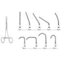 pediatric atraumatic vascular clamp - straight