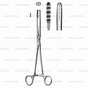 ulrich sponge holding forceps with ratchet