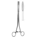 collin dressing forceps with ratchet - 25 cm (9 7/8")