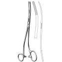 bozeman-douglas dressing forceps with ratchet - s shaped, 26 cm (10 1/4")