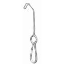 cushing fenestrated retractor - 20 cm (8"), angled