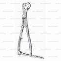 lambotte bone holding forceps with lock - curved