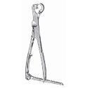 lambotte bone holding forceps with lock - curved