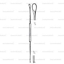 gross ear spoon and hook - sharp, figure 170, 12 cm (4 3/4")