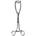 collin uterine elevating forceps - 25 cm (9 7/8")