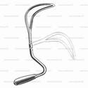 murless head extractor for lower caesarean section - 26 cm (10 1/4")