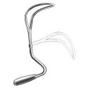 murless head extractor for lower caesarean section - 26 cm (10 1/4")