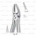 extracting forceps, figure 30 - english pattern