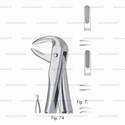 extracting forceps, figure 74 - english pattern
