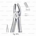 extracting forceps for children, figure 39l - english pattern